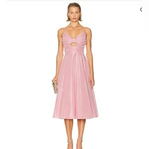Staud Pink Cherry Blossom Dayanara Dress Size 6 NWT